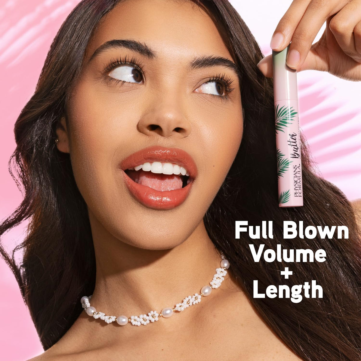 Physicians Formula round bristle wand close-up for precise lash coating