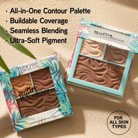 Physicians Formula open palette showing three shades for bronzing and contouring