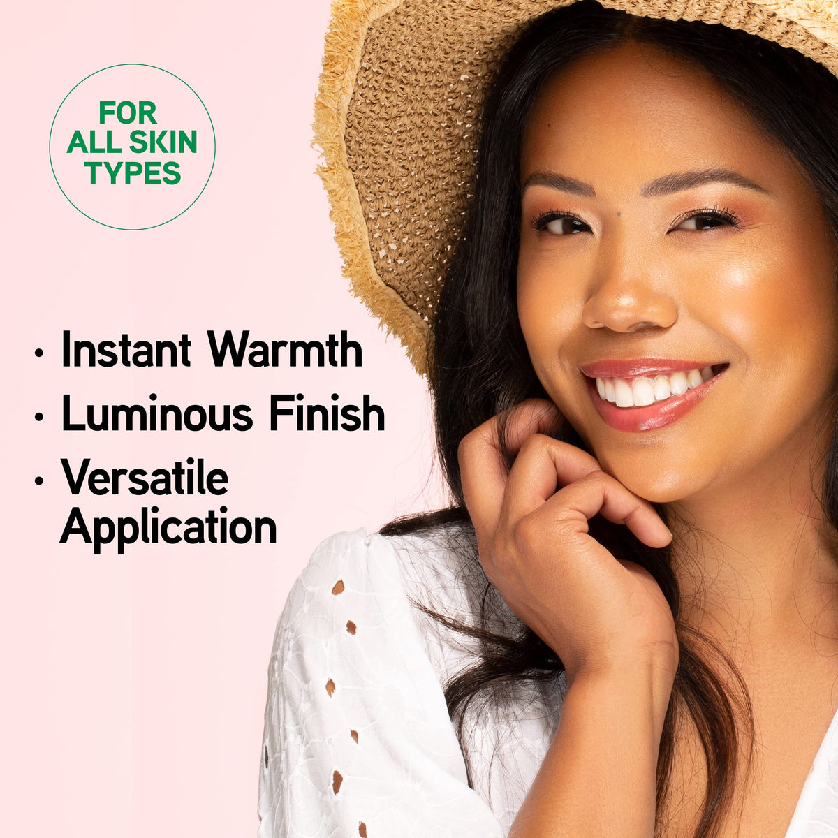 Physicians Formula ingredient label close-up highlighting Amazonian butters benefits