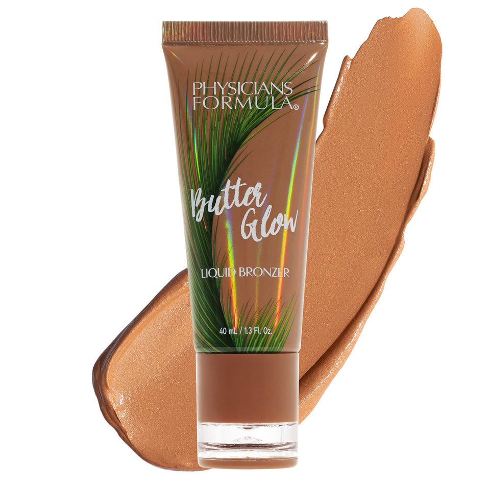Physicians Formula front packaging showing bronzer bottle and brand clarity