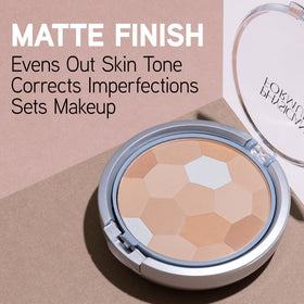 Physicians Formula close-up of powder texture revealing finely milled, blendable finish benefit