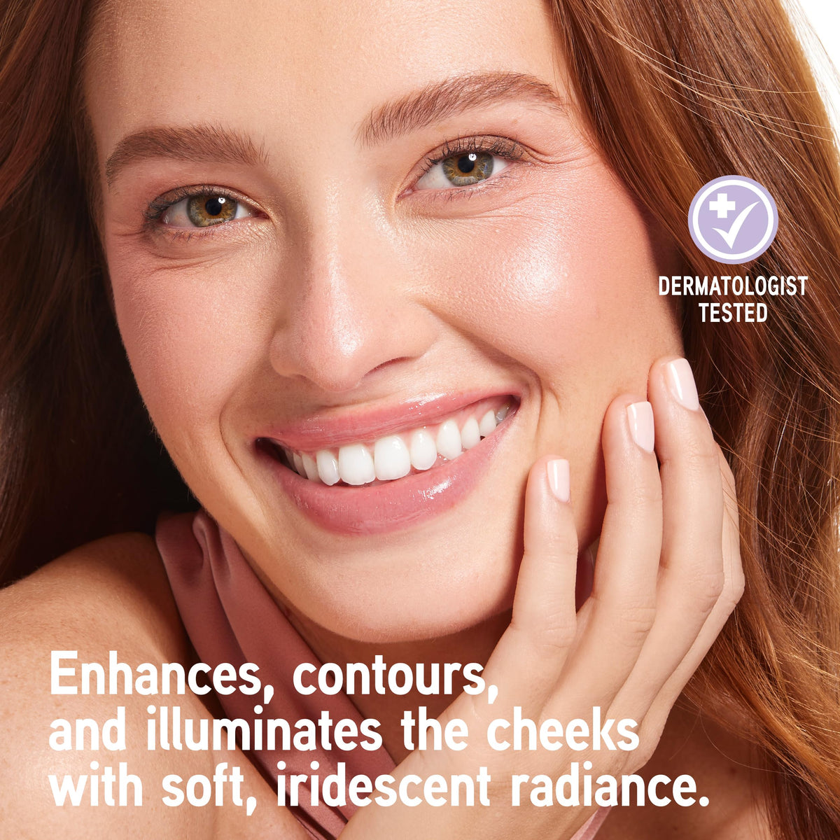 Physicians Formula close-up of multi-reflective pearls showing luminous finish benefit