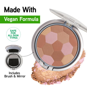 Physicians Formula close-up of pressed powder texture for smooth blendable finish