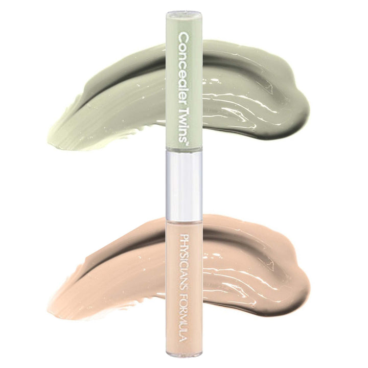 Physicians Formula dual-ended stick front view showing both ends and compact design benefit