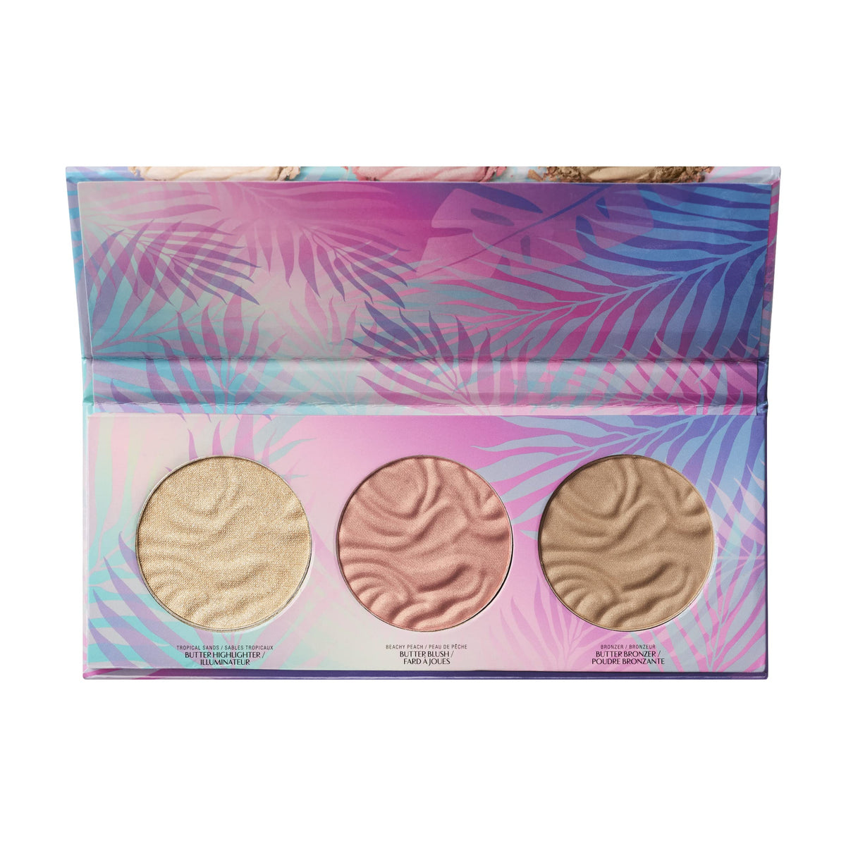 Physicians Formula compact front view showing palette benefits