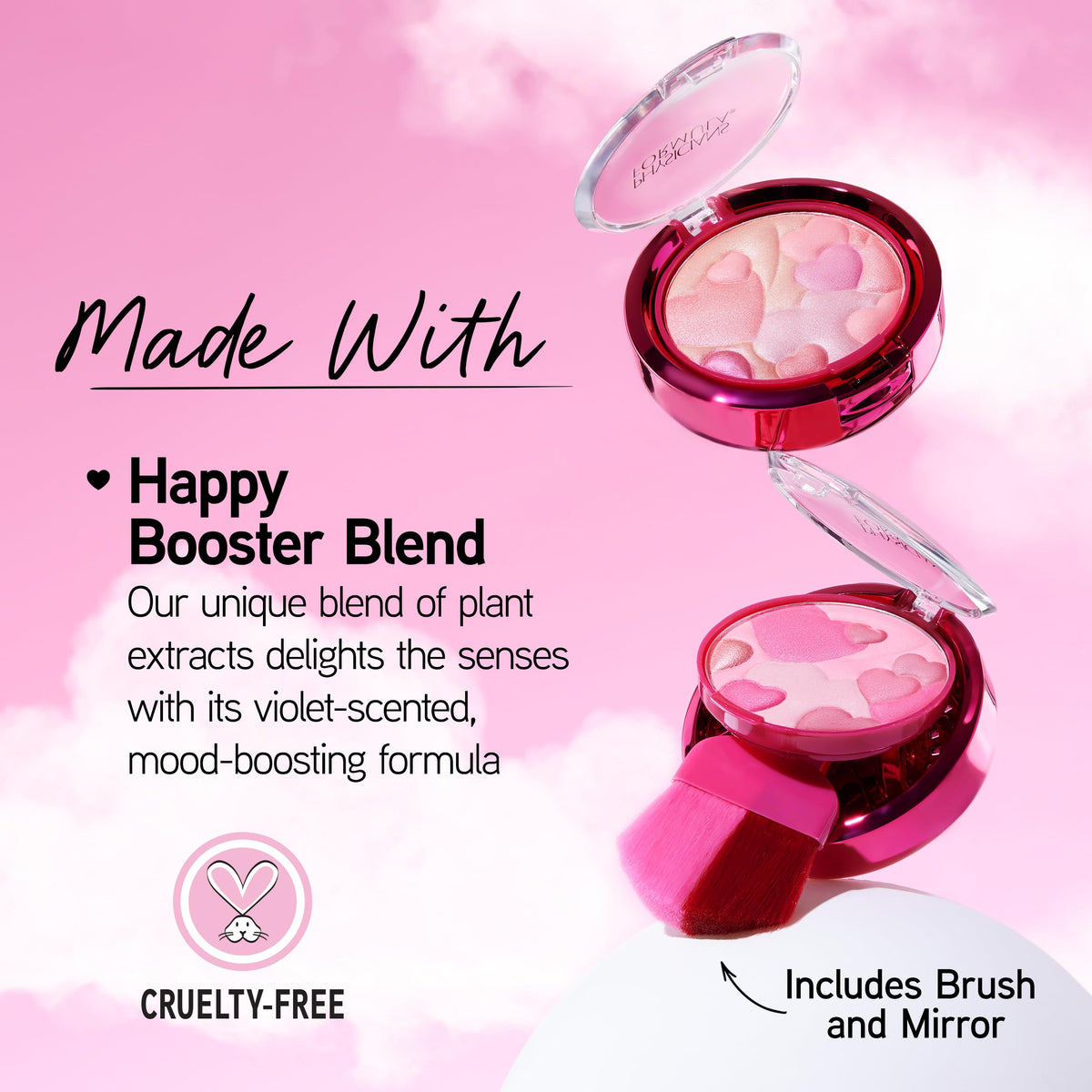 Physicians Formula packaging label displaying hypoallergenic claims and ingredient highlights