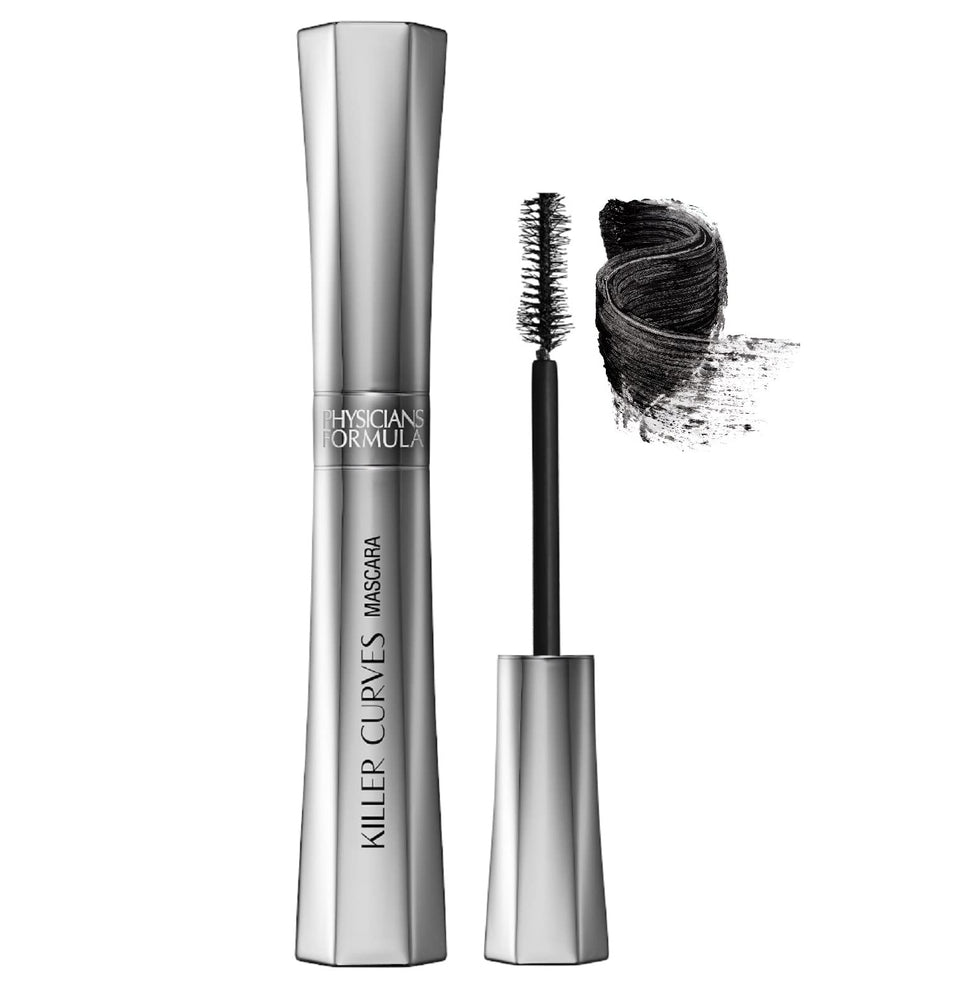 Physicians Formula front packaging showing black mascara and benefits