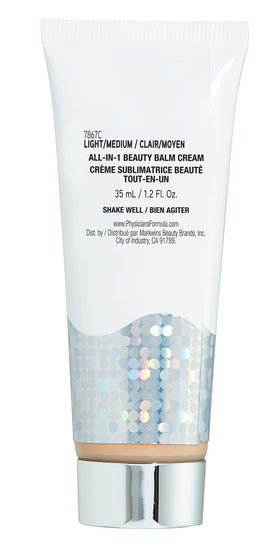 Physicians Formula on a bathroom vanity suggesting daily routine ease