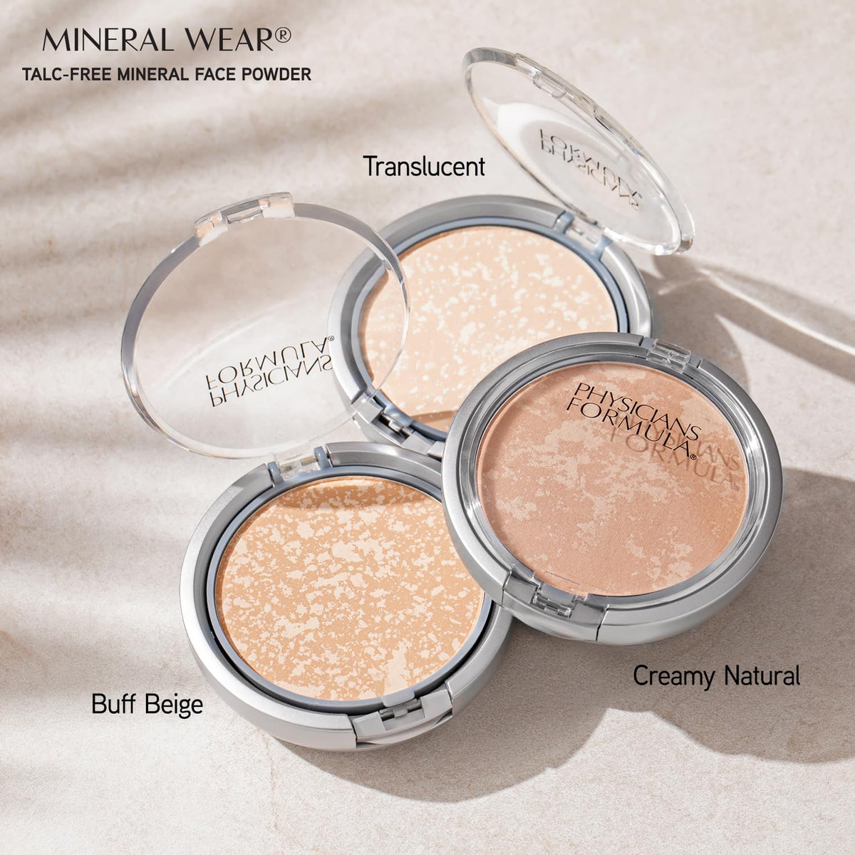 Physicians Formula lifestyle morning touchup in mirror, quick mattifying finish