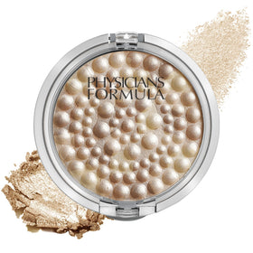 Physicians Formula compact front view showing Light Bronze Pearl and travel-friendly design for radiant finish