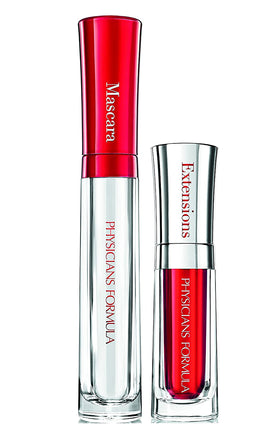 Physicians Formula mascara wand with fibers, illustrating easy application