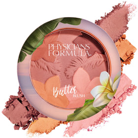 Physicians Formula compact front view showing mauvy mattes and packaging benefits