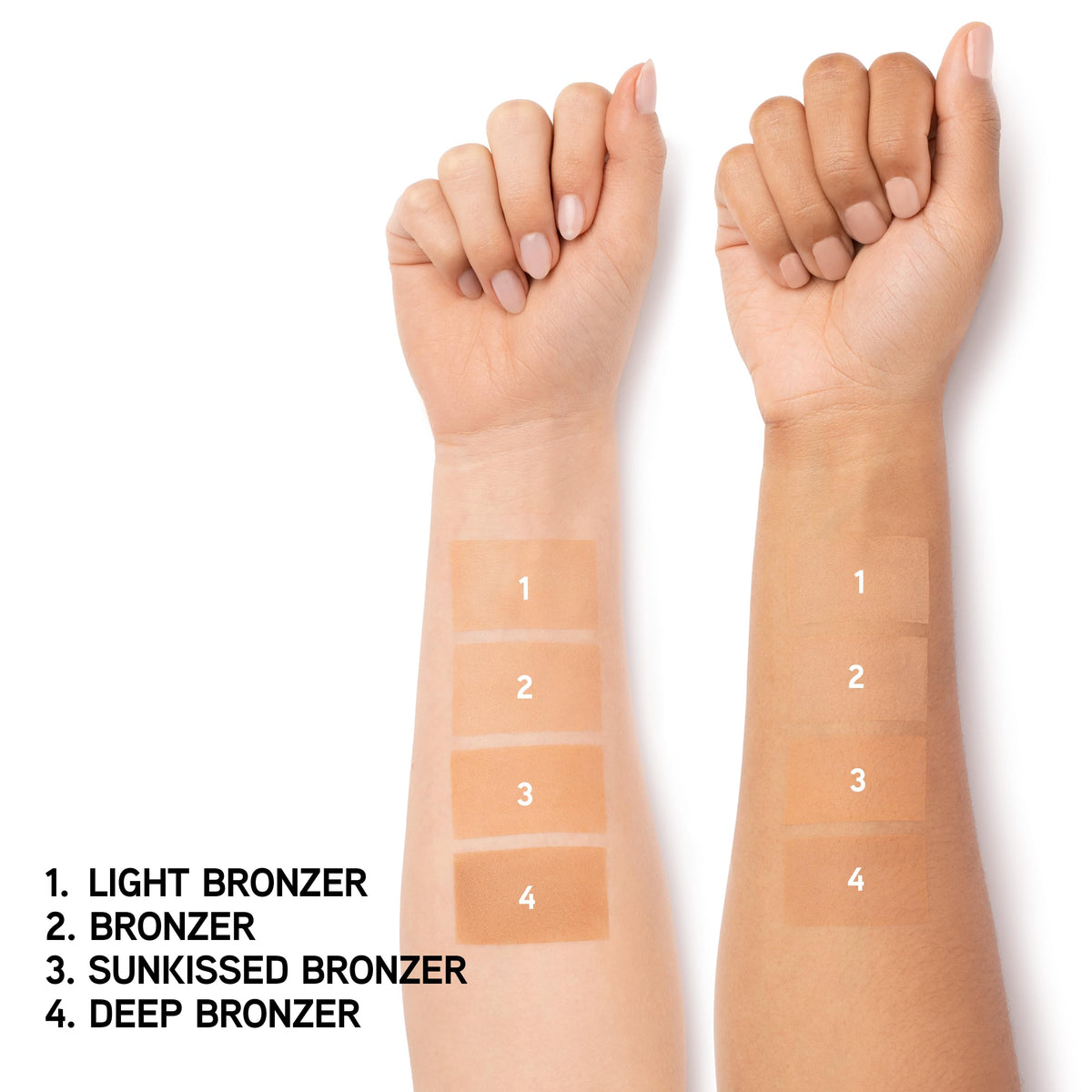 Physicians Formula bronzer applied with brush demonstrating easy blending and natural finish