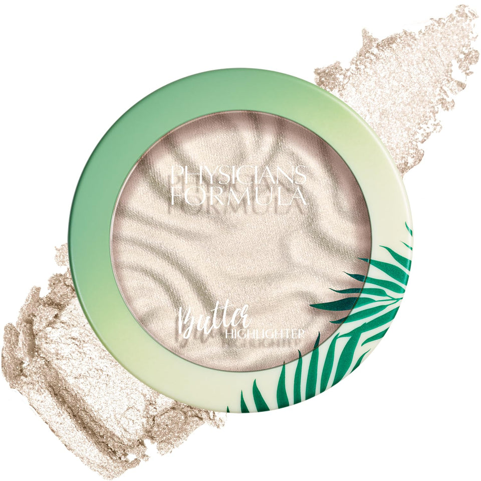 Physicians Formula front packaging showing compact highlighter and shade information for easy selection