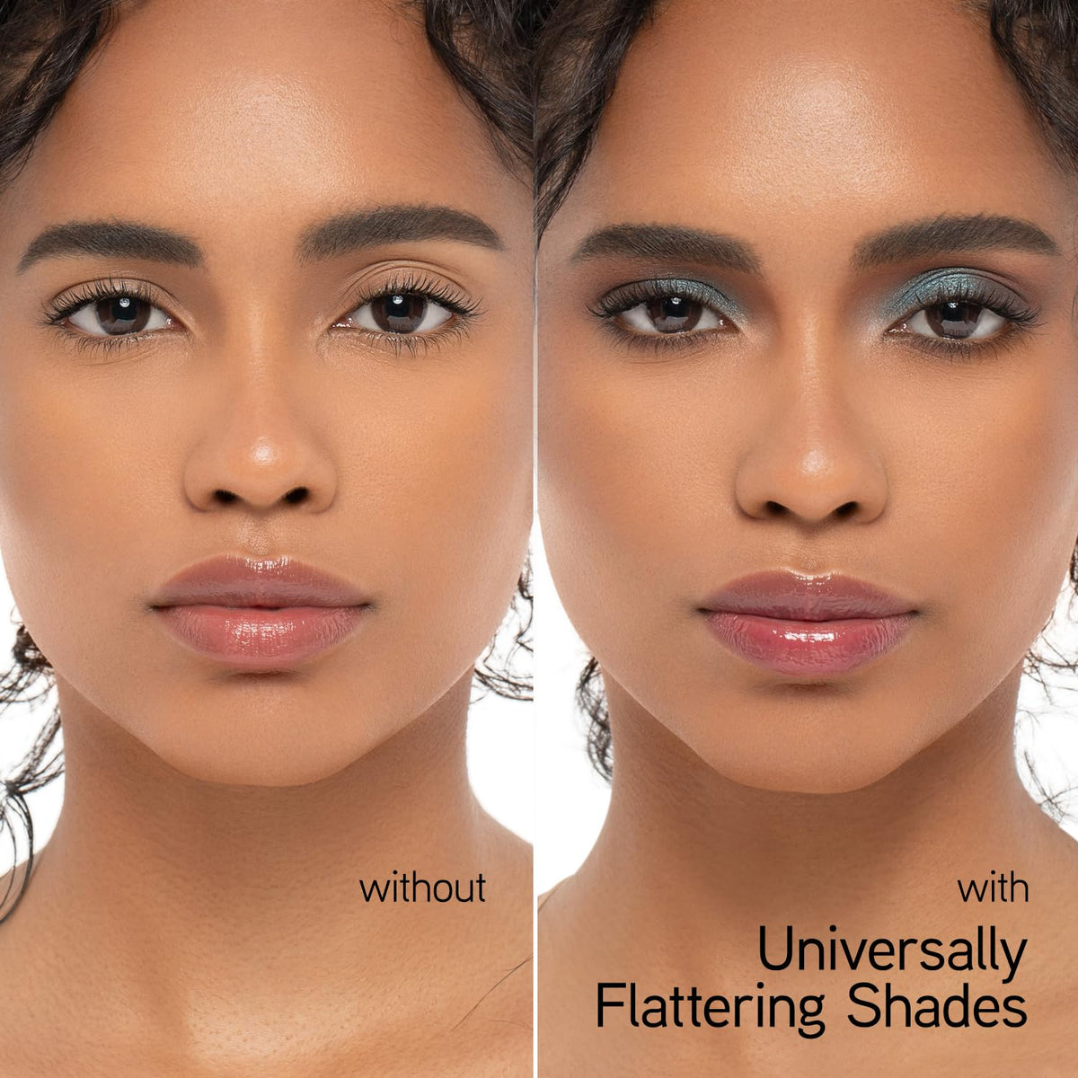 Physicians Formula close-up of a shimmer pan, buttery finish and reflective payoff