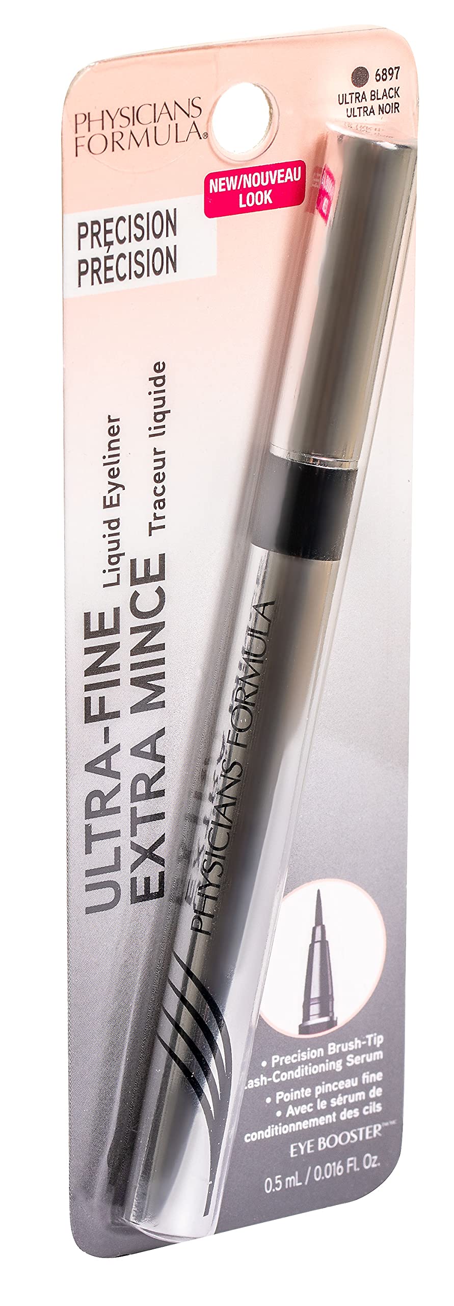 Physicians Formula open cap and tip detail illustrating smooth glide and controlled application