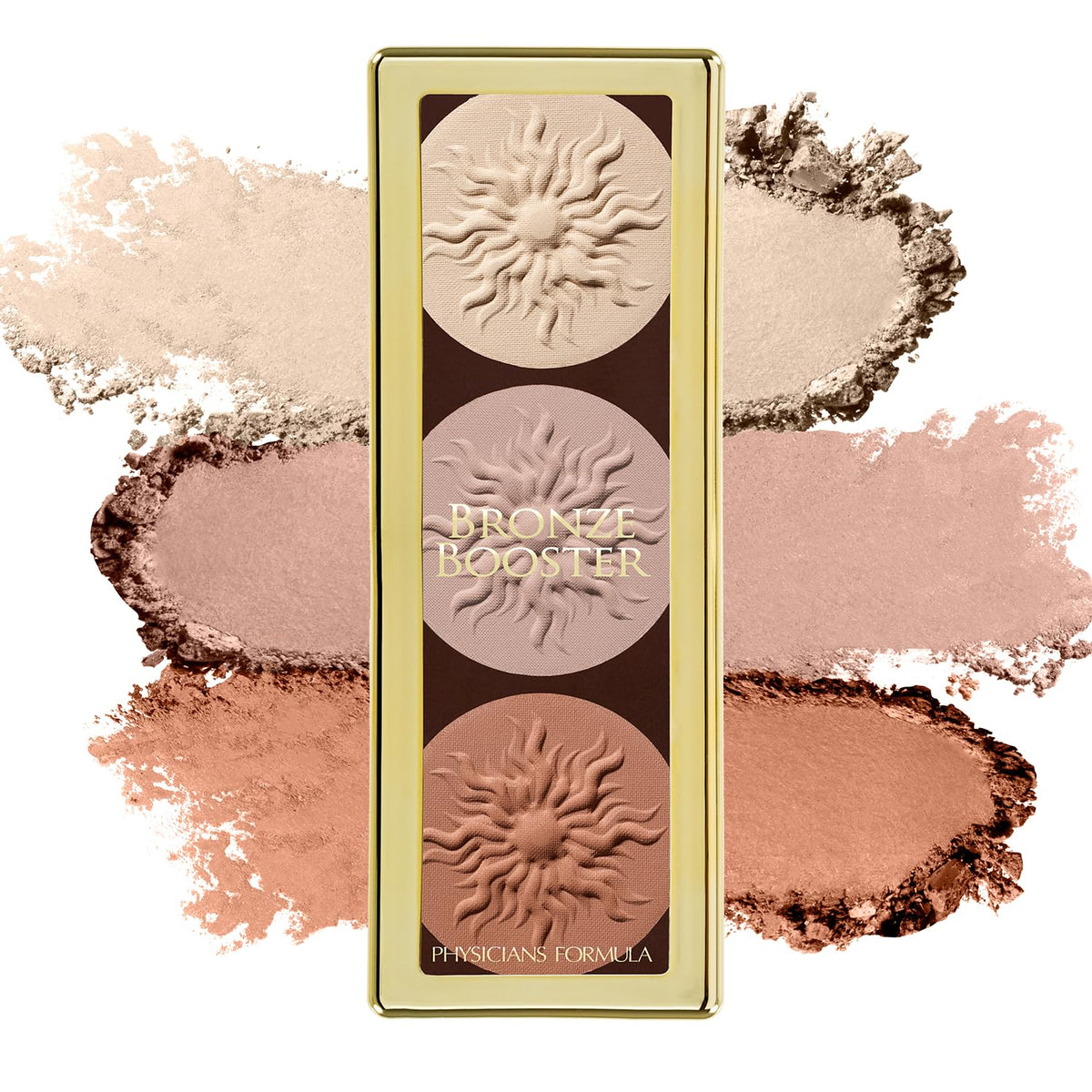 Physicians Formula palette front view showing compact and matte shades for easy contouring