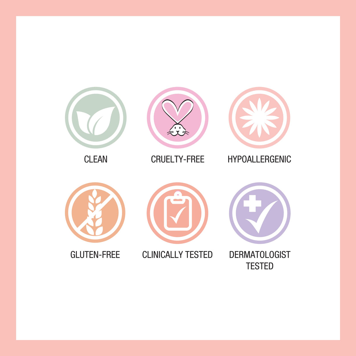 Physicians Formula packaging label close-up listing key ingredient benefits
