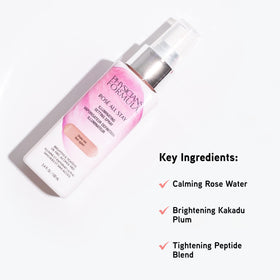 Physicians Formula close-up of fine mist spray delivering even makeup hold