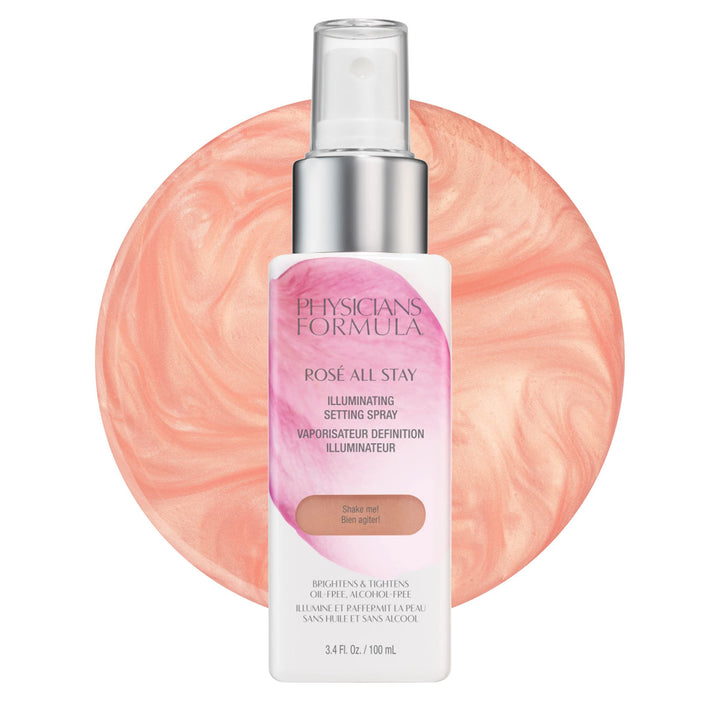 Physicians Formula front packaging showing bottle and pearlescent finish benefits