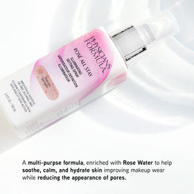 Physicians Formula ingredient label highlighting rose water and cacadu plum benefits