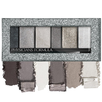 Physicians Formula palette front view showing compact casing and six-shade shimmer