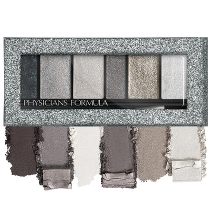 Physicians Formula palette front view showing compact casing and six-shade shimmer