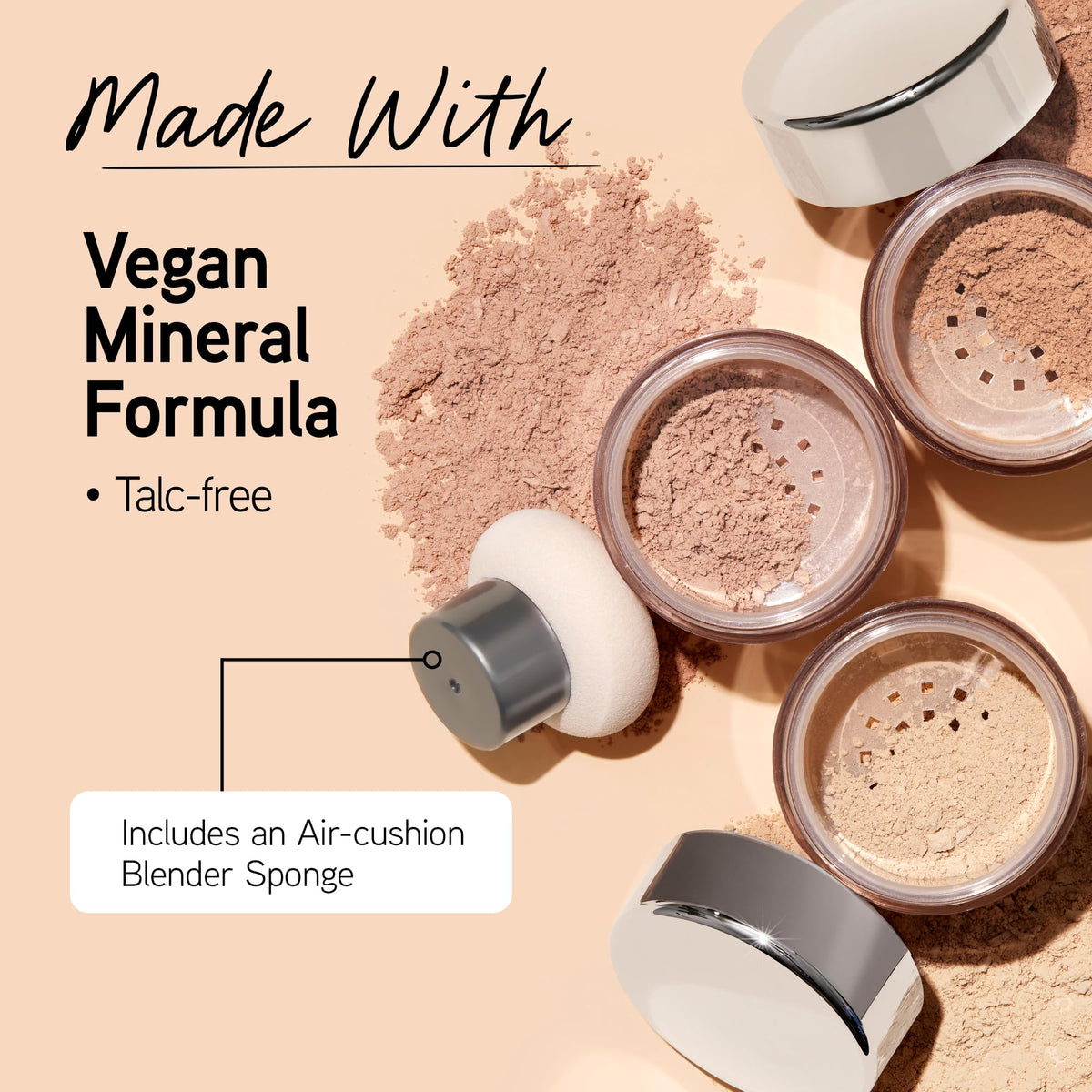 Physicians Formula product with lid removed showing contents and size