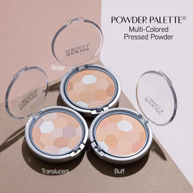 Physicians Formula compact held in hand showing scale and portability for on-the-go touch-ups