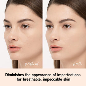 Physicians Formula air-cushion sponge application demonstrating even coverage