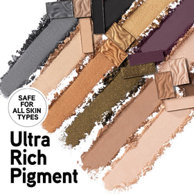 Physicians Formula open palette flatlay showing 12 shades, easy-to-match color story