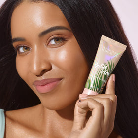 Physicians Formula swatch on skin arm revealing sheer, buildable luminous finish