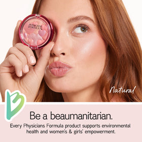 Physicians Formula on vanity with mirror showing joyful routine and mood lift benefit