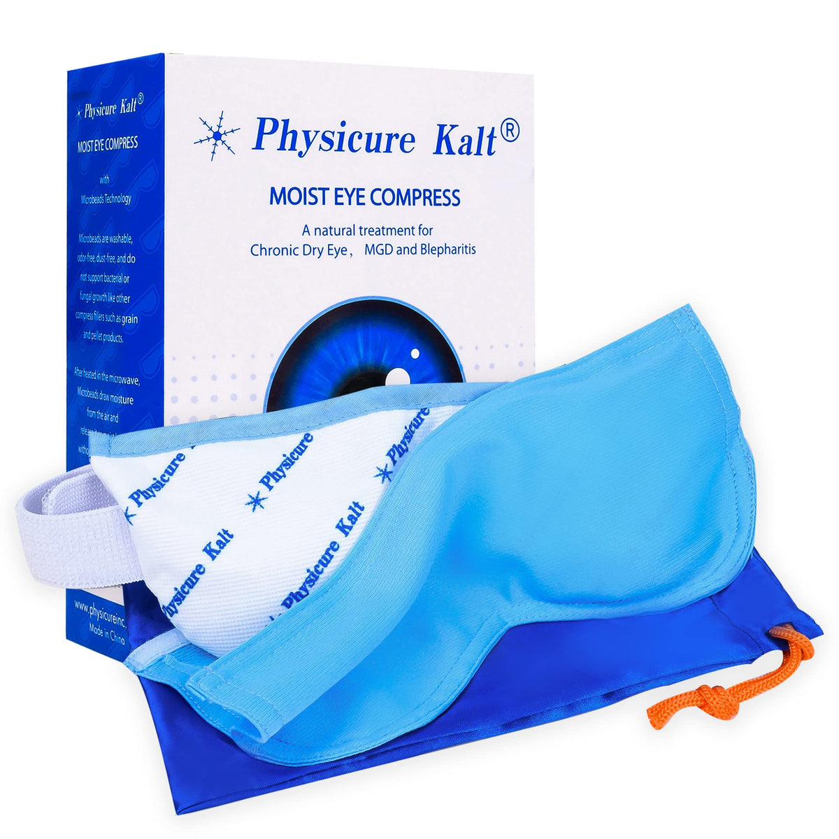 Physicure Kalt front view pink mask showing soft contour for comfort