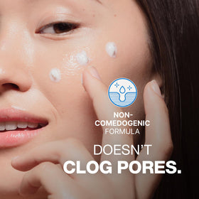 PHYSIOGEL applied during a morning skincare routine for smooth makeup-ready skin