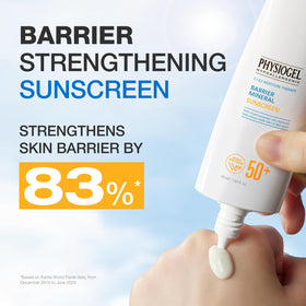 PHYSIOGEL close-up of milky texture demonstrating fast absorption