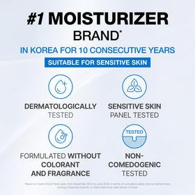 PHYSIOGEL cream texture close-up highlighting lightweight, fast-absorbing finish