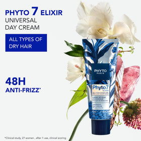 PHYTO cream texture close-up demonstrating lightweight melt-in feel