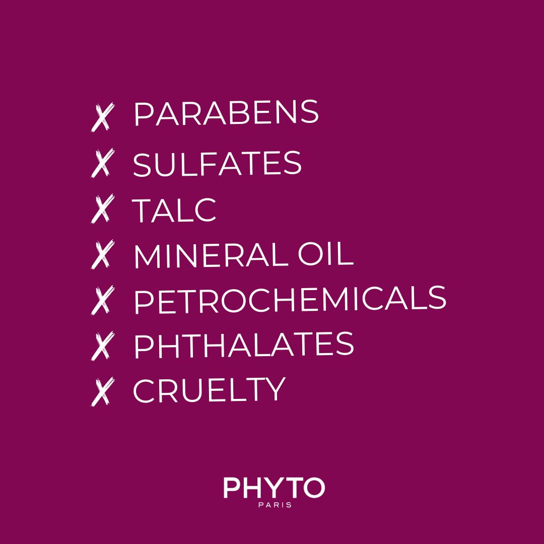PHYTO ingredients label featuring ginkgo biloba, tulip extract, silk extract benefits
