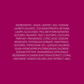 PHYTO PHYTOCYANE label close-up displaying ingredients and natural-origin claim