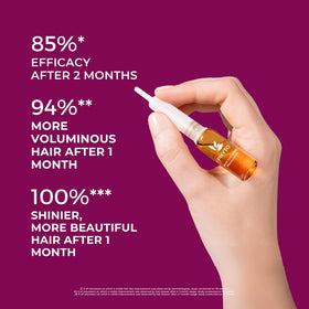 PHYTO single-use vial open with serum ready, demonstrating mess-free application