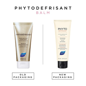 PHYTO balm texture close-up showing lightweight, non-greasy cream for easy spreadability
