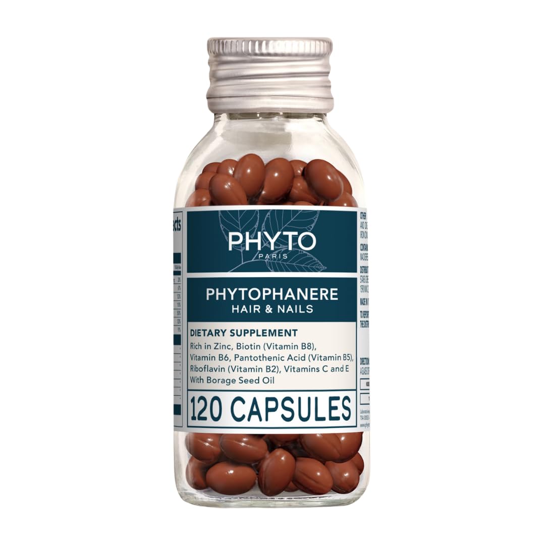 PHYTO bottle front packaging showing two-month supply and benefits