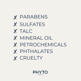 PHYTO bottle on bathroom counter illustrating integration into morning routine