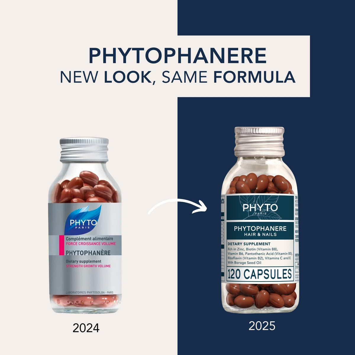 PHYTO soft capsule close-up highlighting smooth easy-to-swallow texture