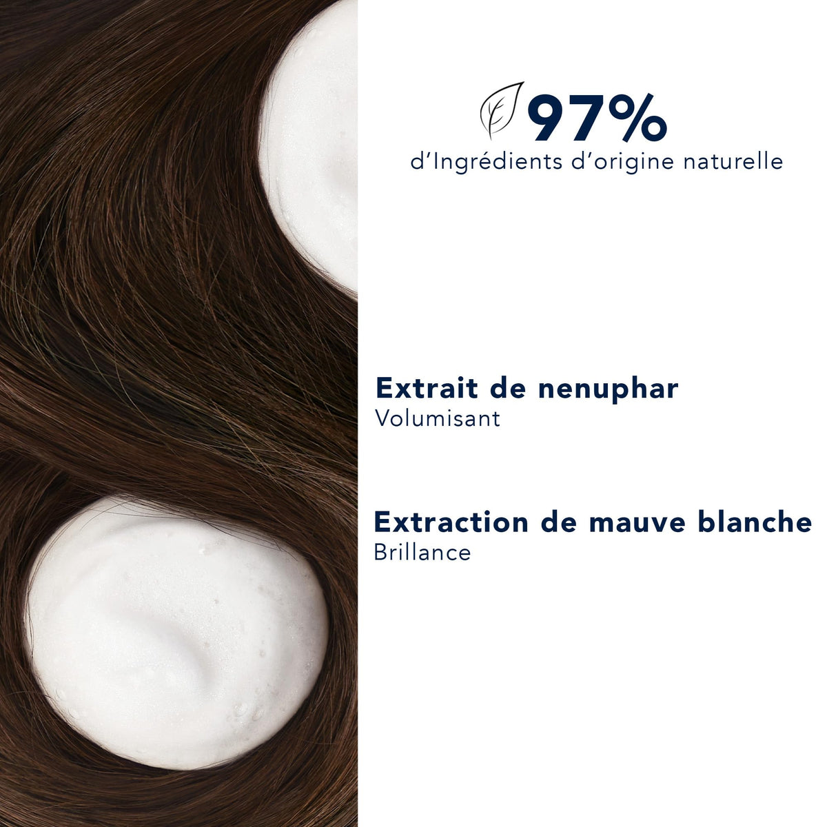 PHYTO product label close-up highlighting plant-based, silicone-free formulation