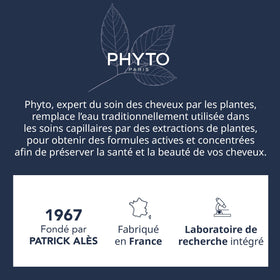 PHYTO conditioner staged on bathroom shelf in a clean sustainable routine