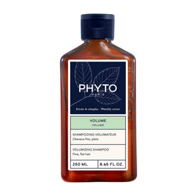 PHYTO front packaging showing volume shampoo and clear product benefits