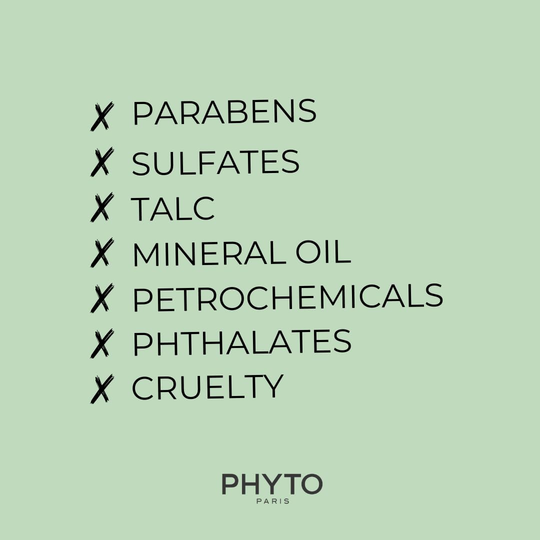 PHYTO styled hair after use showing fuller-looking volume and natural movement