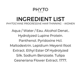 PHYTO PHYTOCYANE scalp massage in use demonstrating easy leave-on application
